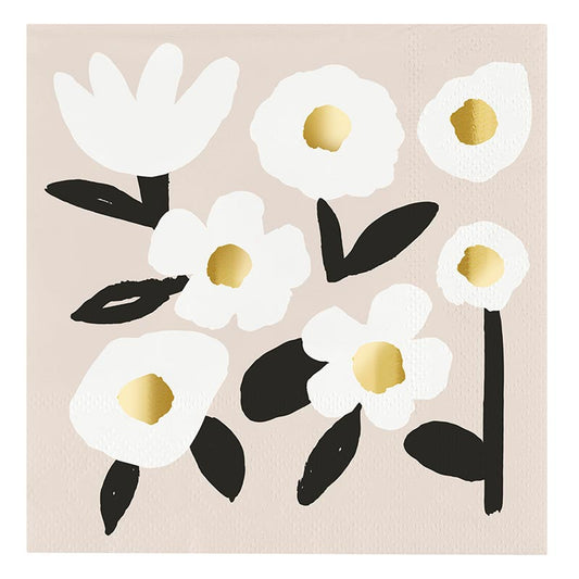 Cocktail Napkins - Blush Flower