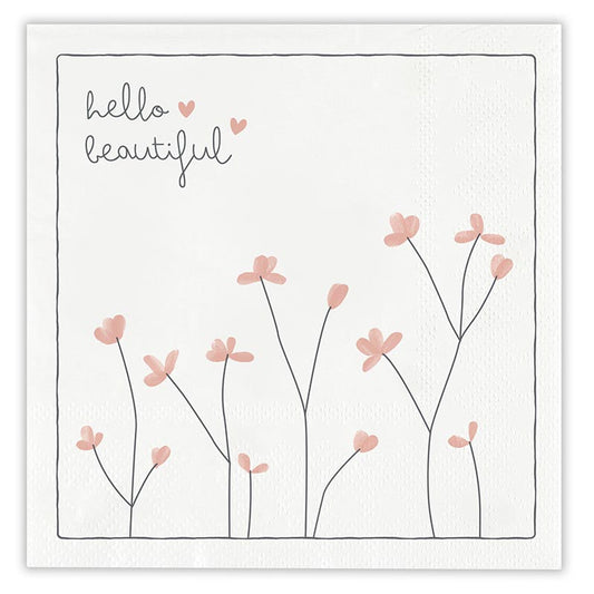 Cocktail Napkins - Hello Beautiful