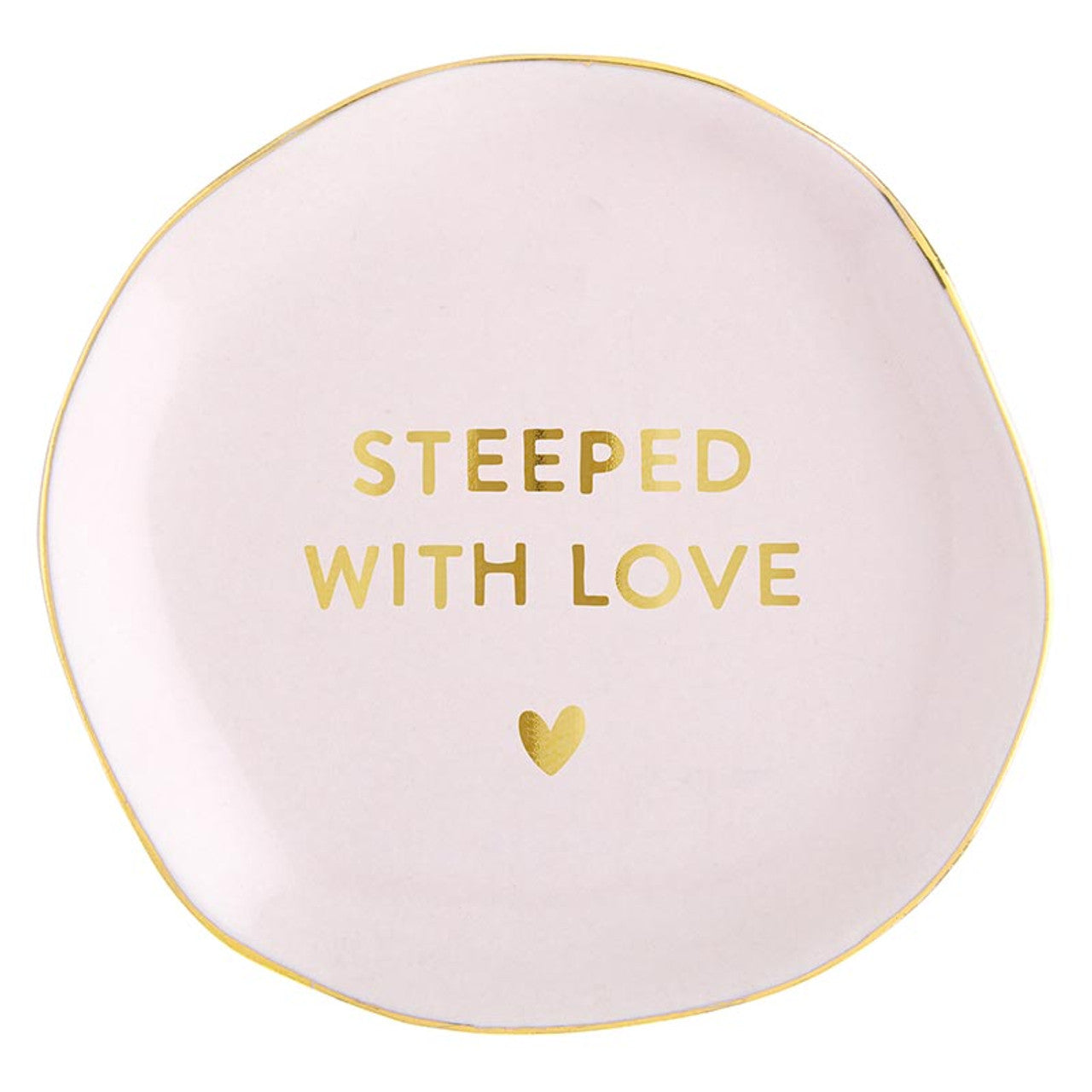 Ceramic Tea Bag Holders - Steeped with Love