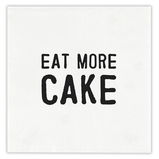 Face to Face Cocktail Napkins - Eat More Cake