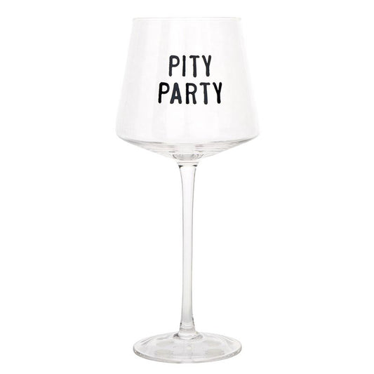 Face to Face Wine Glass - Pity Party