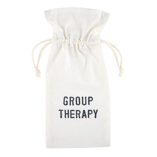 Face to Face Muslin Wine Bag - Group Therapy