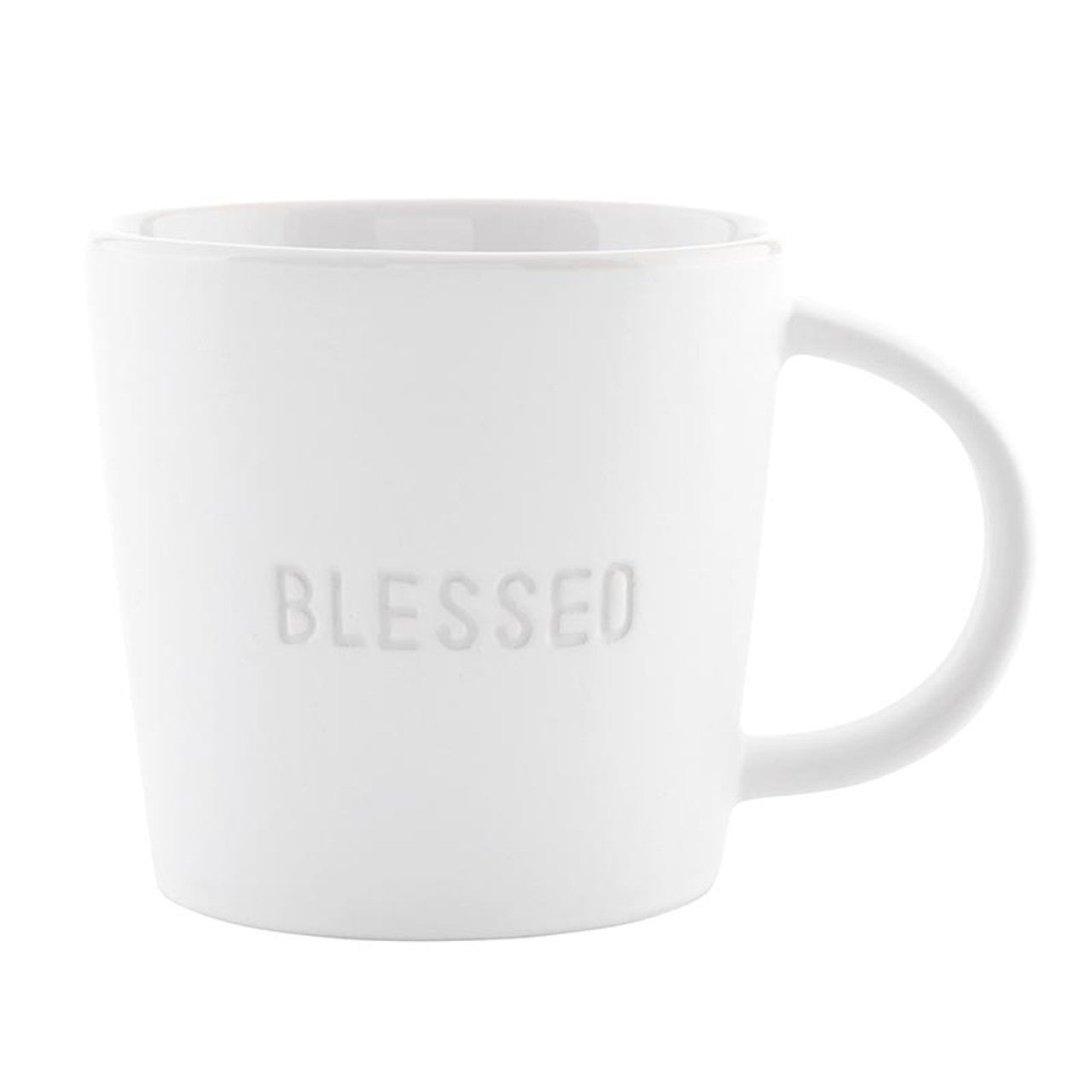 Face to Face Ceramic Coffee Mug - Blessed