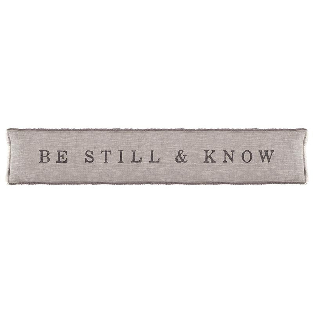 Face to Face Long Lumbar Pillow - Be Still & Know