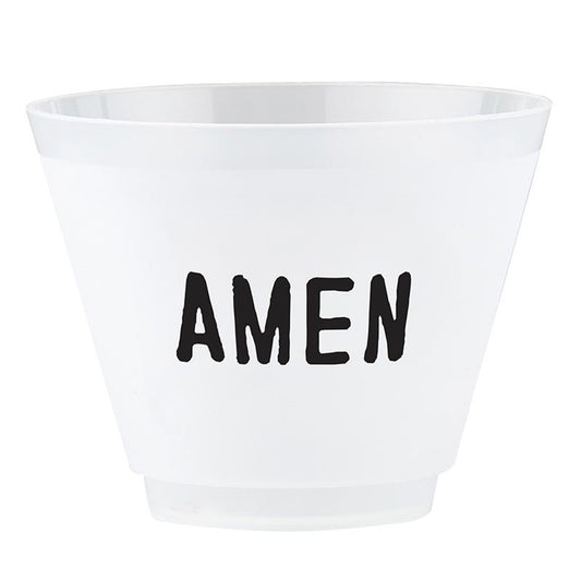 Face to Face Wine Frost Cups - Amen - Set of 8