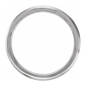 2.Continuum Sterling Silver Knife Edge Standard Fit Band