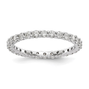 14K Rose, Yellow or White Gold 1.0 Ctw Diamond Eternity Band