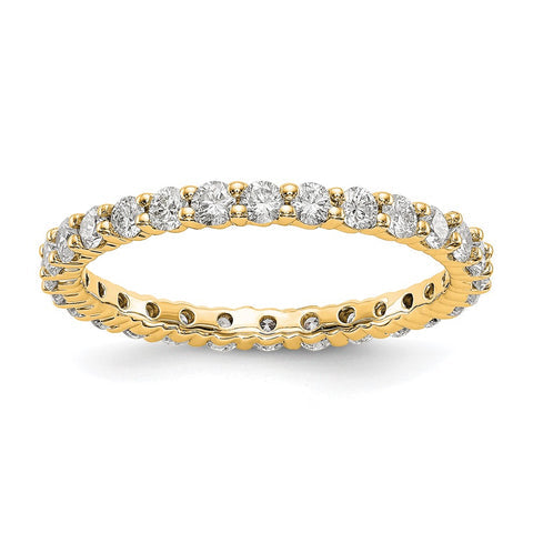 14K Rose, Yellow or White Gold 1.0 Ctw Diamond Eternity Band