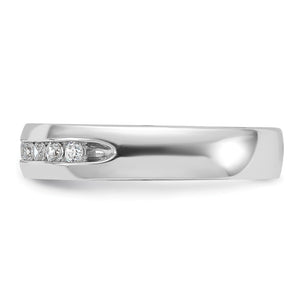 4.14K White Gold 9-Stone 1/4 Ctw Lab Created Diamond Band
