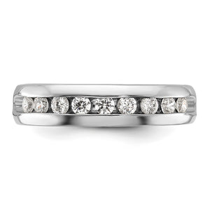 5.214K White Gold 9-Stone 1/2 Ctw Lab Created Diamond Band