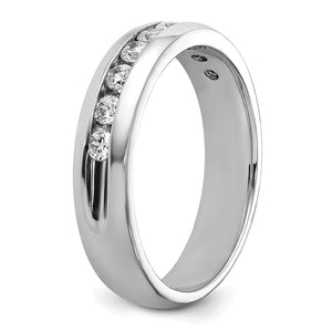 5.214K White Gold 9-Stone 1/2 Ctw Lab Created Diamond Band