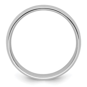 3mm to Platinum Light Weight Polished Domed Comfort Fit Band
