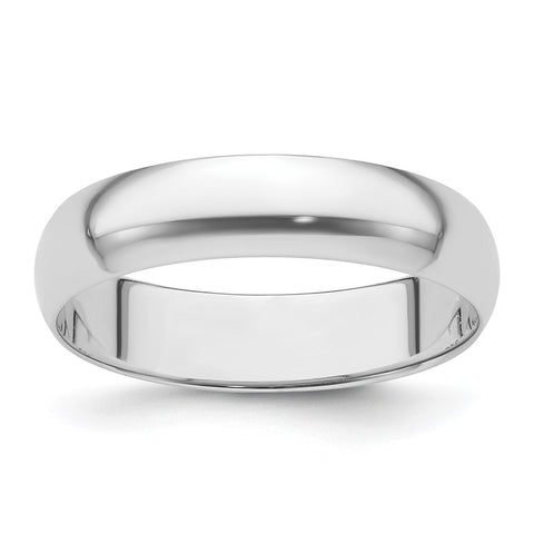 3mm to Platinum Light Weight Half Round Standard Fit Band