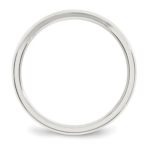 3mm Sterling Silver Polished Beveled Edge Comfort Fit Band