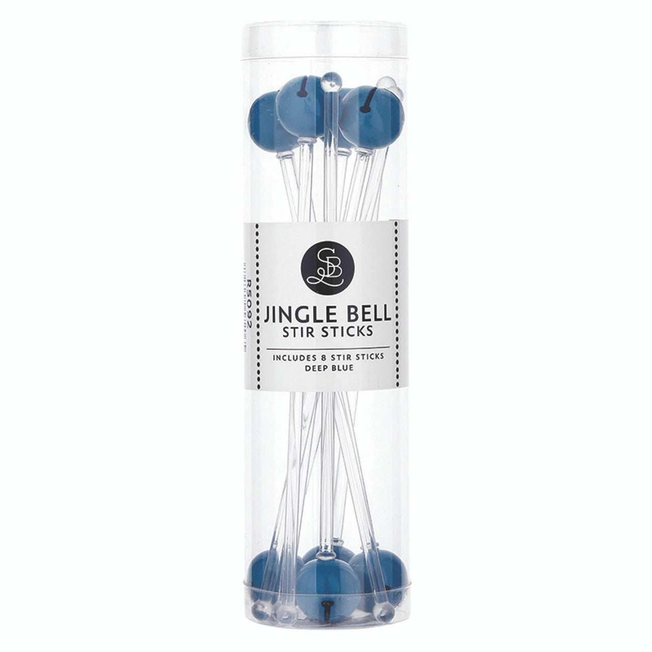 Jingle Bell Stir Sticks - Deep Blue