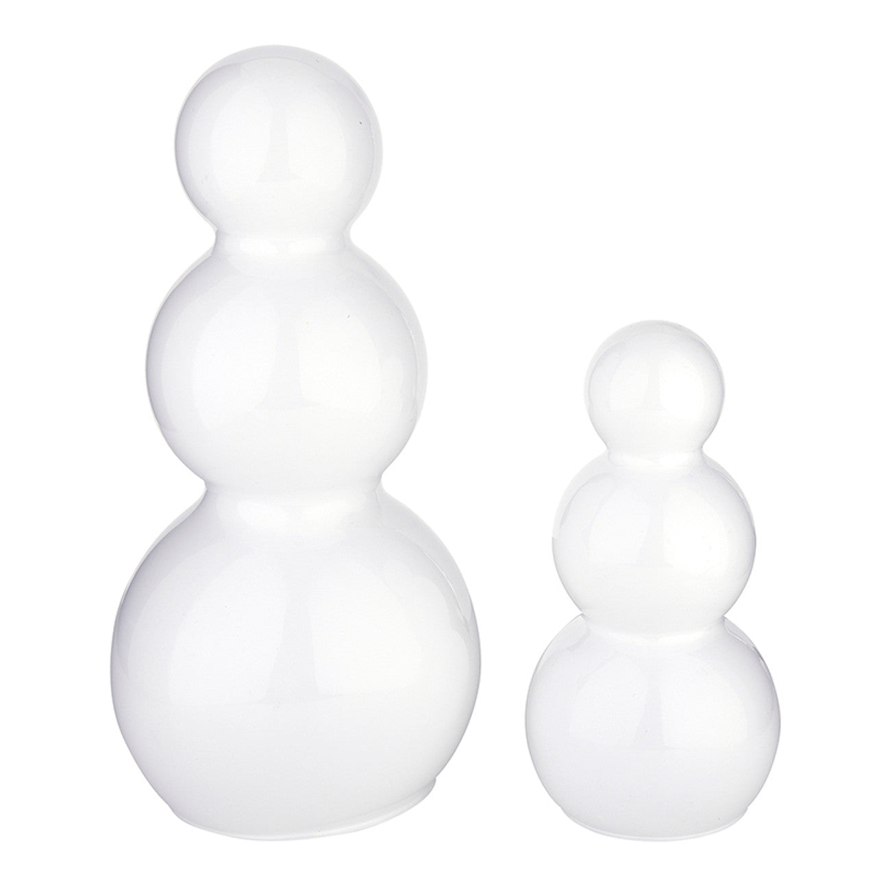 Glass Snowmen - Small + Medium Set