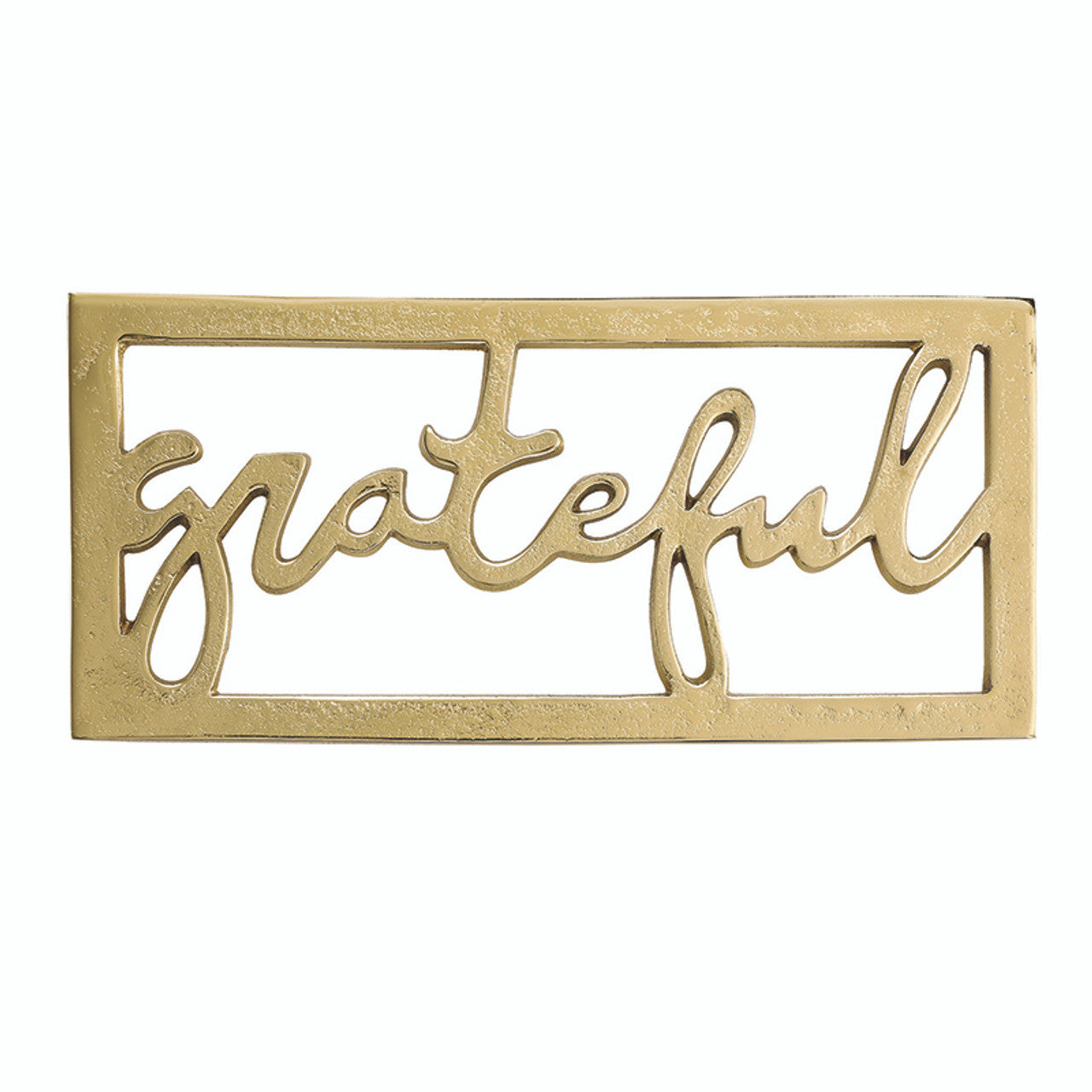 Gold Trivet - Grateful