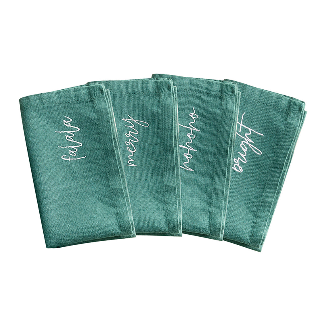 Face to Face Embroidered Napkins - Gather
