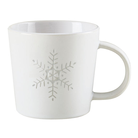 Face to Face Ceramic Coffee Mug - Snowflake
