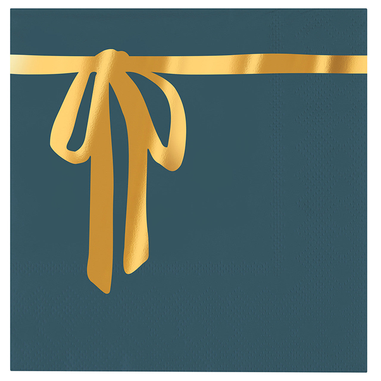 Cocktail Napkins - Gold Bow