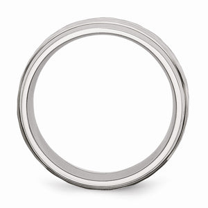 Stainless Steel Hammered Comfort Fit Band