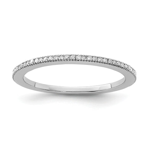 1.Diamond Eternity Ring in Sterling Silver