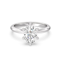 2 cttw Oval Cut Classic Six Prong Solitaire Diamond Engagement Ring