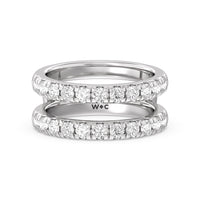 Luxe Classic Solitaire Broad Shank Diamond Enhancer Band