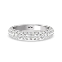 Pave Dome Anniversary Band
