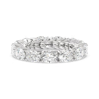 East-West Oval Trellis Eternity Ring