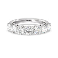 Seven Stone Round Diamond Anniversary Ring (F/G SI+)