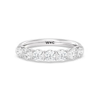 Bar Set Round diamond Anniversary Ring (F/G SI+)