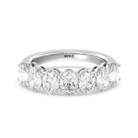 Seven Stone Oval Diamond Anniversary Ring (E+ VS+)