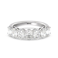 Seven Stone Oval Diamond Anniversary Ring (F/G SI+)