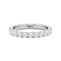 Élan Hidden Halo Diamond Wedding Band