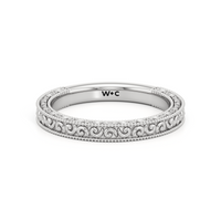 The Seraphine Bezel Wedding Band