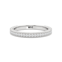 The Seraphine Trillion Three Stone Wedding Band