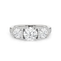 The Fulton Three Stone Ring