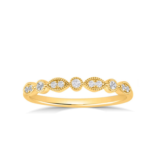 Harmonia 'Dot-Dash' Lab Grown Diamond Ring