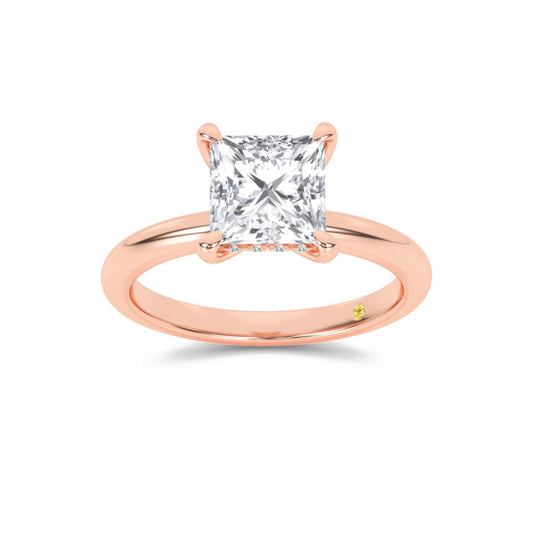 Dream Weaver Hidden Halo Princess Cut Lab Grown Diamond Engagement Ring