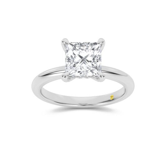 Dream Weaver Hidden Halo Princess Cut Lab Grown Diamond Engagement Ring