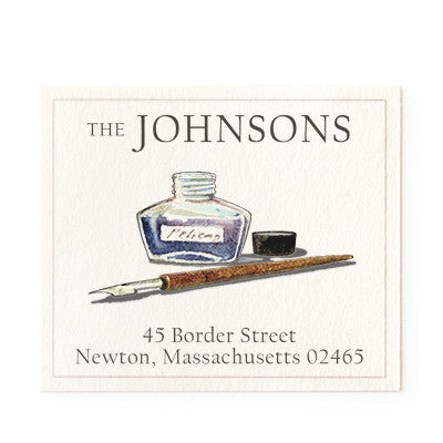 Handwritten Return Address Labels