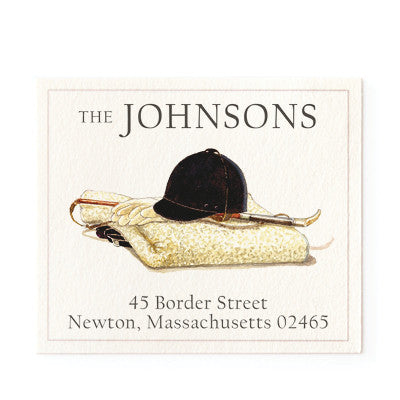 Hat And Crop Return Address Labels