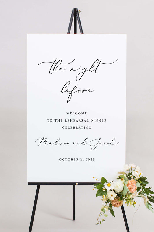 Gatorboard Rehearsal Dinner Welcome Sign | The Madison
