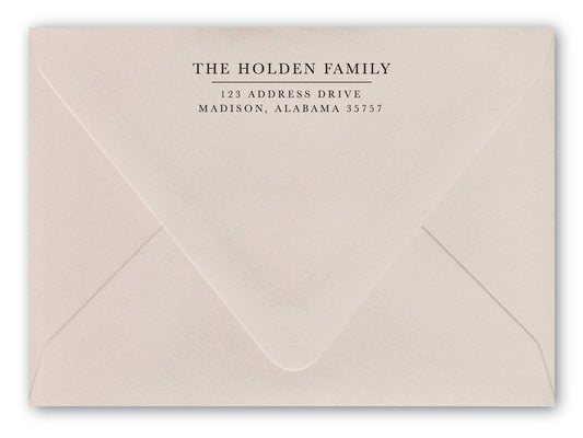 Holden Return Address Stamp