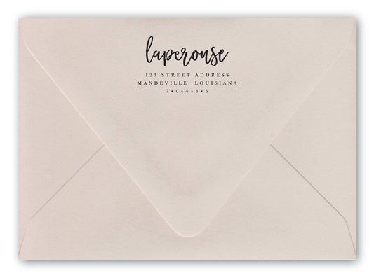 Laperouse Return Address Stamp