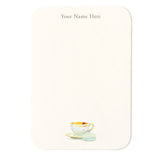 High Tea In Paris Personalized Small Note Cards