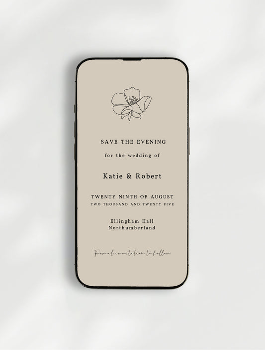 Clio Save the Evening | Digital E-Invite