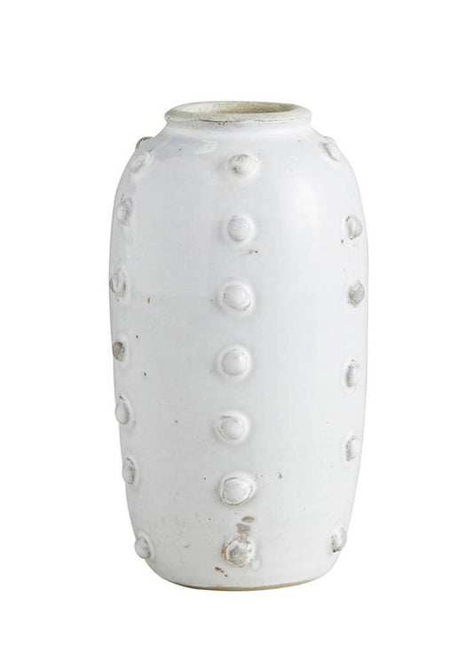 Hobnail Terracotta Vase
