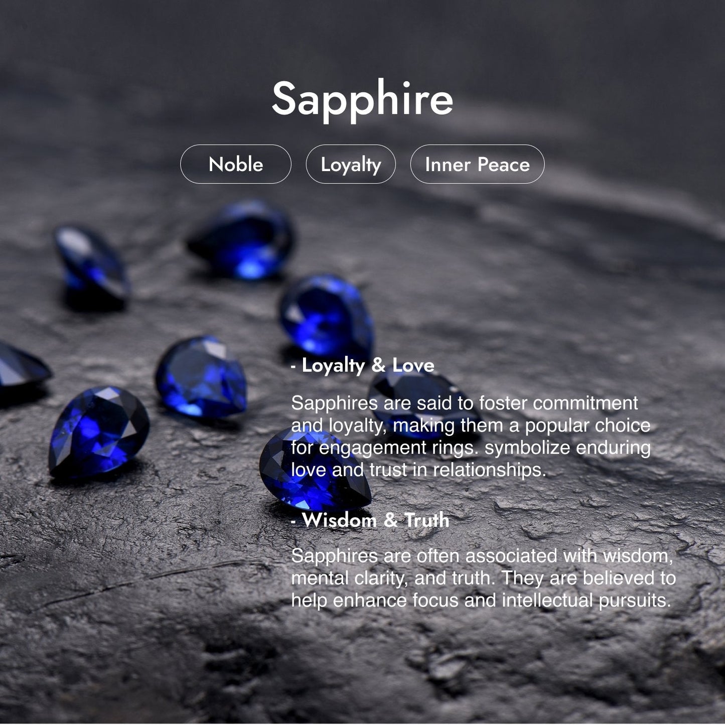 1.25CT Teardrop Cut Sapphire Engagement Ring Opal Star Twisted Wedding Ring